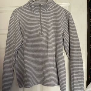 striped fleece
